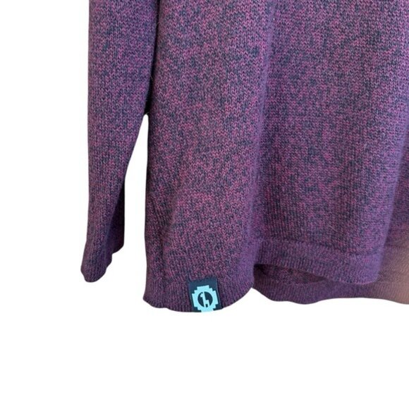 Paka The Cusco Alpaca Wool Sweater Burgundy Red Size Large Handmade in Peru - Picture 4 of 12